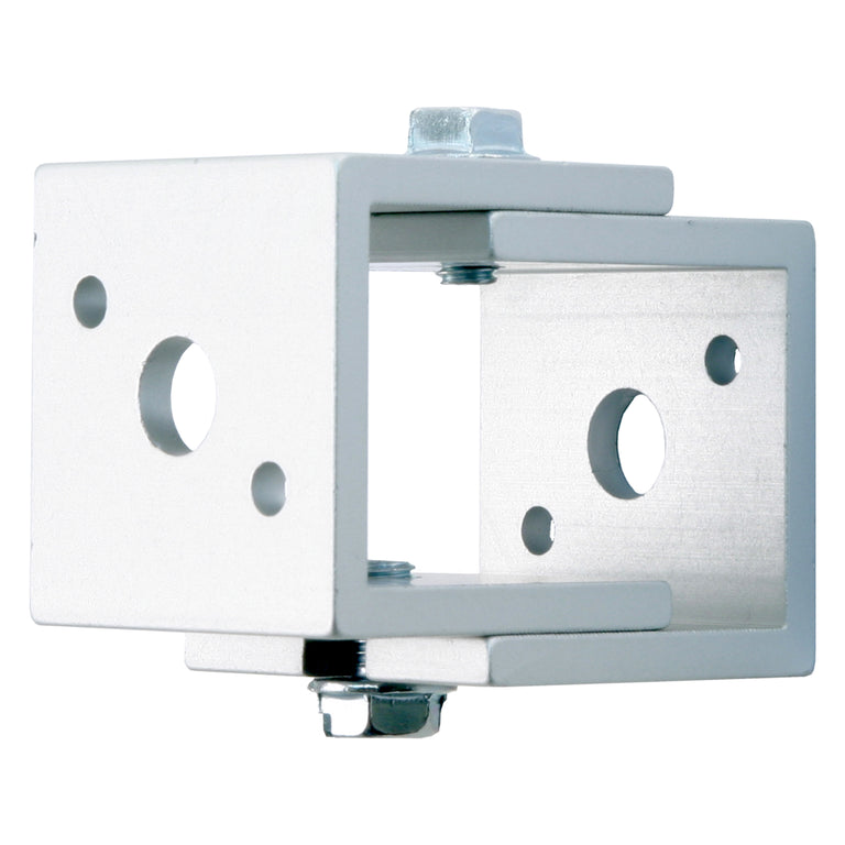 Hermeta leuninghouder vierkant aluminium