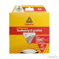 Deltafix   tochtprofiel o-profiel O-profiel wit 6m