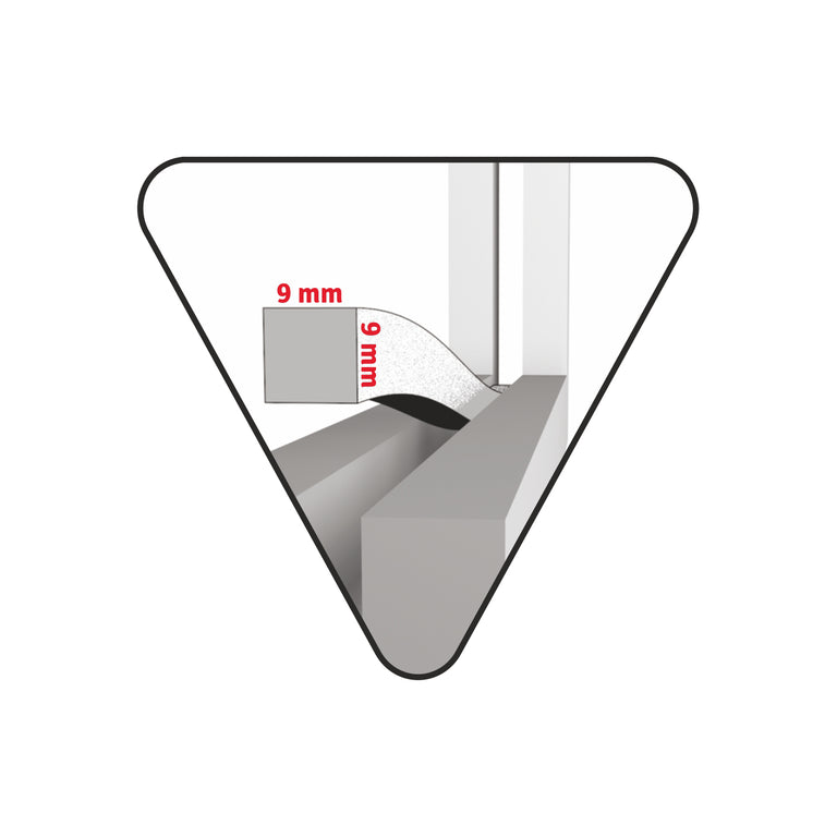 Deltafix   zelfklevende tochtstrip  wit