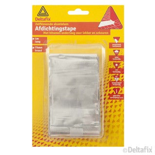 Deltafix afdichttape aluminium, bitumen 50mm 1m