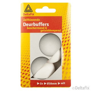 Deurbuffer wit 38 mm