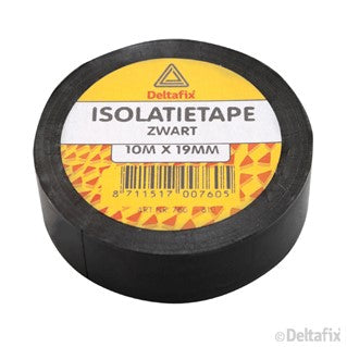 Deltafix isolatieband zwart 19mm 10m