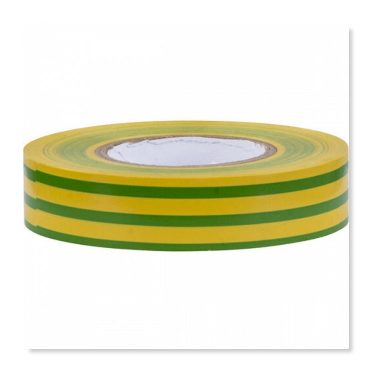 Deltafix isolatieband groen, geel 19mm 10m
