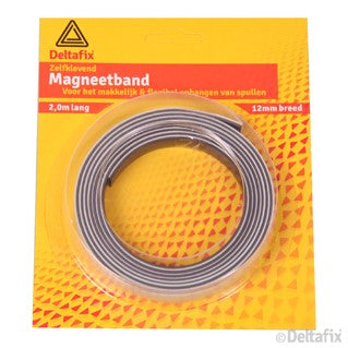 Deltafix magneetband bruin 12mm 2m