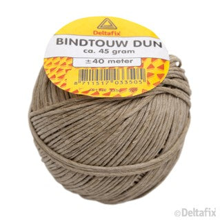 Deltafix hennep bindtouw beige 40m