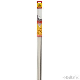 Deltafix zelfklevende dorpelstrip met borstel wit 1,1m