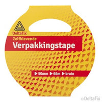 Deltafix  Low Noise verpakkingstape bruin 50mm 66m