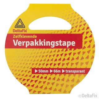 Deltafix  Low Noise verpakkingstape transparant 50mm 66m