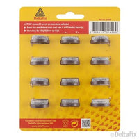 Deltafix meubelviltglijder rond bruin 24mm 12st