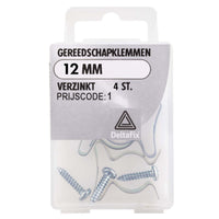 Deltafix gereedschapklem staal 12mm 4st