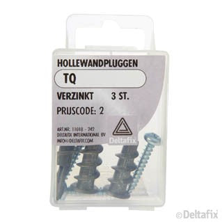Deltafix hollewandplug metaal 11,5mm 3st
