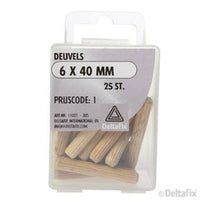 Deltafix deuvel 6x40mm 25st
