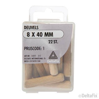 Deltafix deuvel 8x40mm 22st