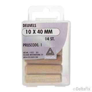 Deltafix deuvel 10x40mm 14st