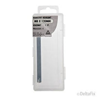 Deltafix krukstift zilver vierkant staal