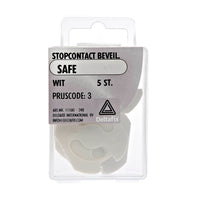 Deltafix stopcontactbeveiliger kinderbeveiliging wit