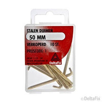 Deltafix duim verkoperd staaldraad koper 50mm 10st