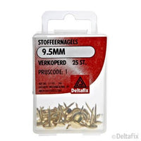 Deltafix stoffeernagels ronde kop verkoperd staal 9,5mm 25st