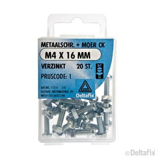 Deltafix metaalschroef cilinderkop M3x50mm 8st