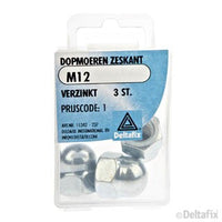 Deltafix dopmoer verzinkt staal M12 3st