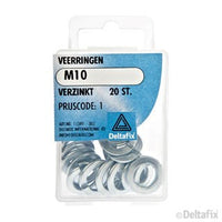 Deltafix veerring verzinkt staal M10 20st