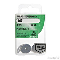 Deltafix carrosseriering RVS M5 15st
