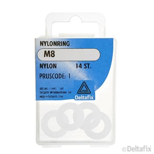 Deltafix sluitring nylon M6 20st