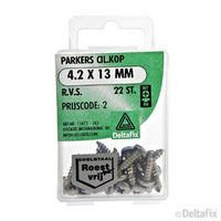 Deltafix plaatschroef philips kop cilinderkop 4,2x13mm 22st