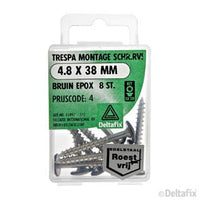 Deltafix montageschroef torx schotelkop 4,8x38mm 8st