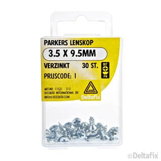 Deltafix plaatschroef philips kop lenskop 3,5x9.5mm 30st