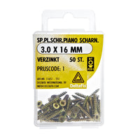 Deltafix spaanplaatschroef pozidrive platkop (klein) 3x16mm 50st