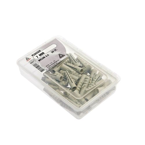 Deltafix plug 7mm nylon 7x30mm 50st