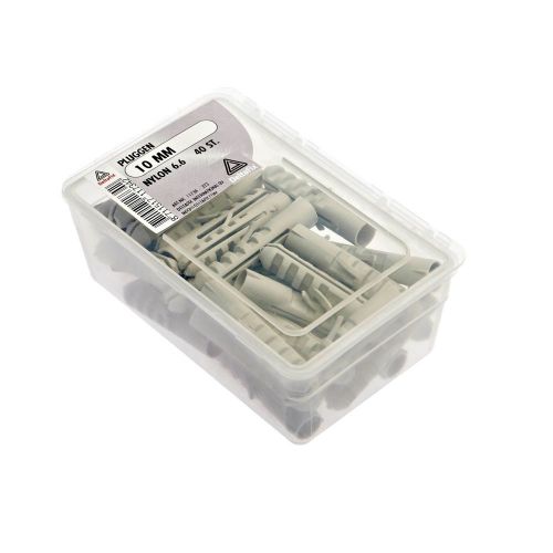 Deltafix plug 10mm nylon 10x50mm 40st
