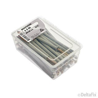 Deltafix nagelplug 6 mm nylon 6x80mm 35st