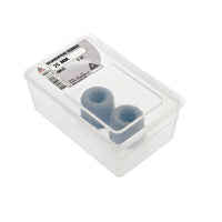 Deurbuffers rubber grijs 35mm 2 stuks