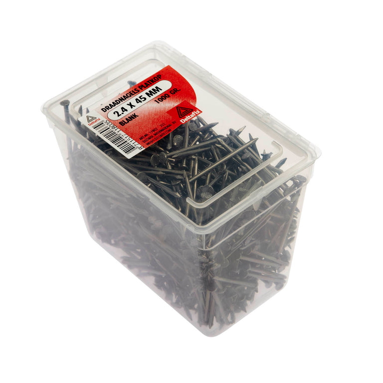 Deltafix draadnagel blank staaldraad blank 2,4x45mm 1kg