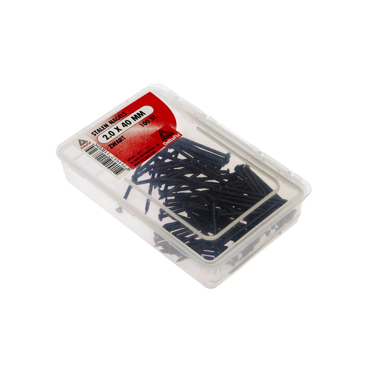 Deltafix nagels afgeplatte bol-verzonken kop gehard 2x40mm 100st
