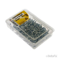 Deltafix spaanplaatschroef pozidrive platkop 3,5x20mm 200st