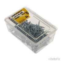 Deltafix spaanplaatschroef pozidrive platkop 4x45mm 100st