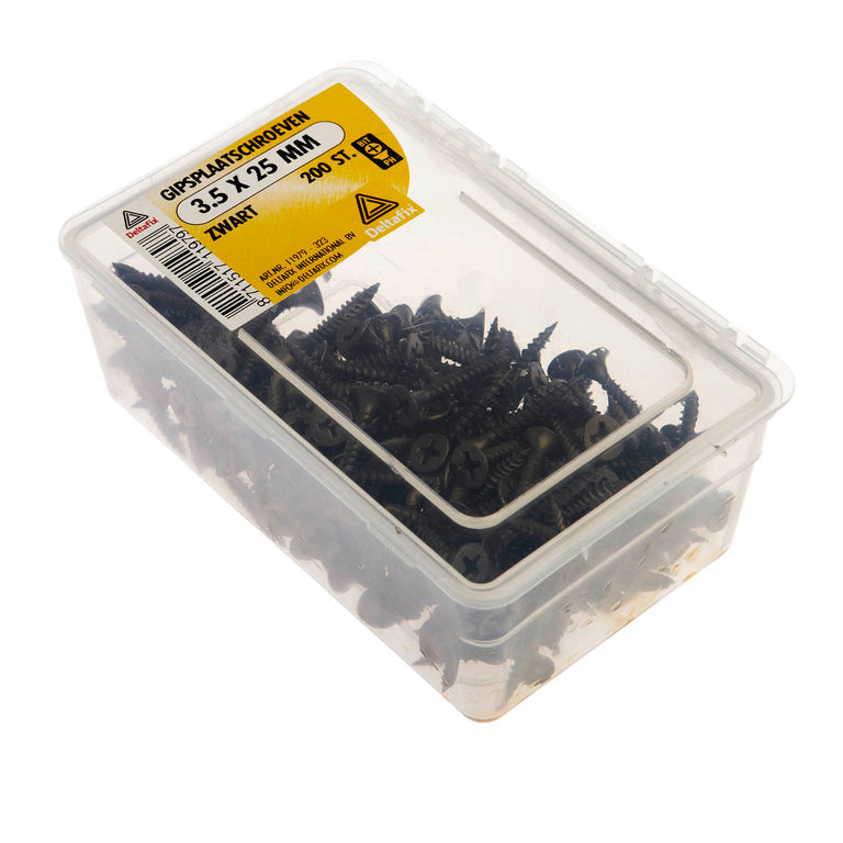 Deltafix gipsplaatschroef philips kop trompetkop 3,5x25mm 200st