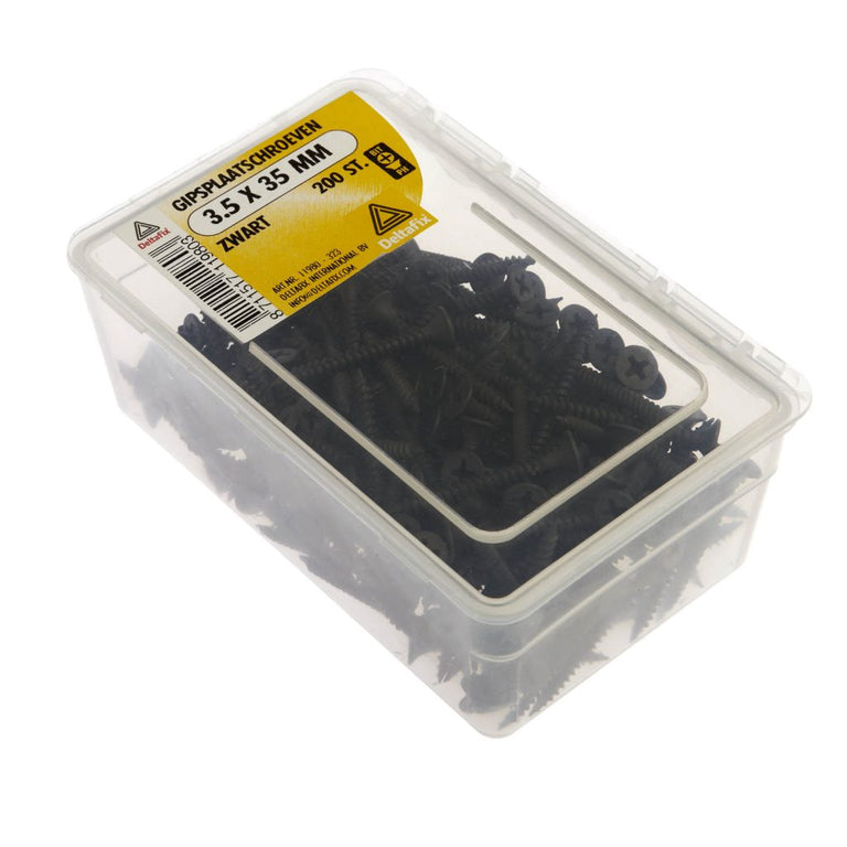 Deltafix gipsplaatschroef philips kop trompetkop 3,5x35mm 200st