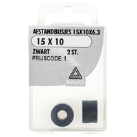 Deltafix afstandbus polyetheen 15x10x6,3mm 2st
