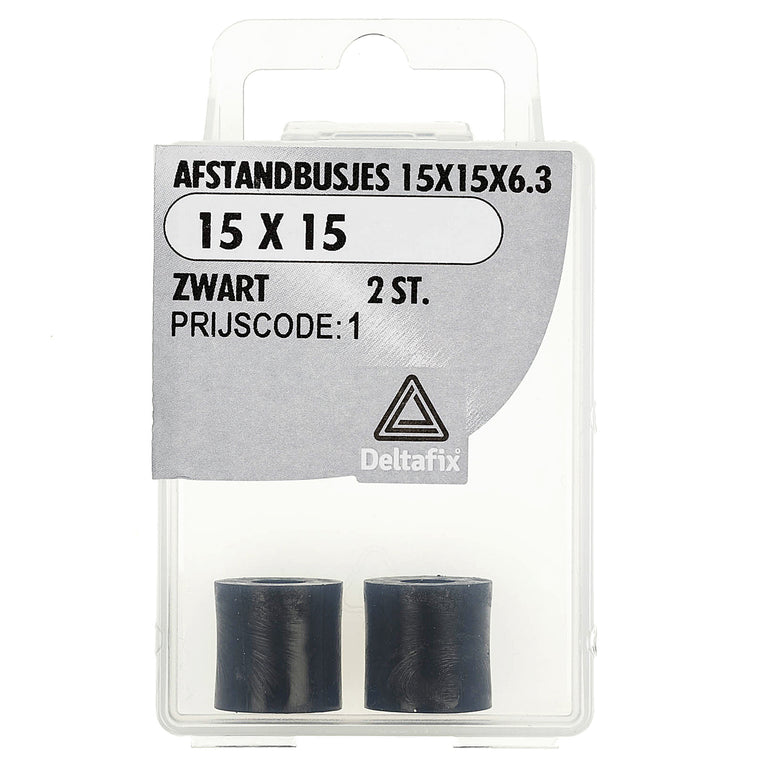 Deltafix afstandbus polyetheen 15x5x6,3mm 2st
