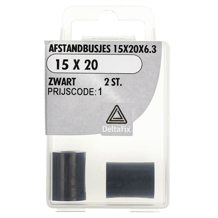 Deltafix afstandbus polyetheen 15x20x6,3mm 2st
