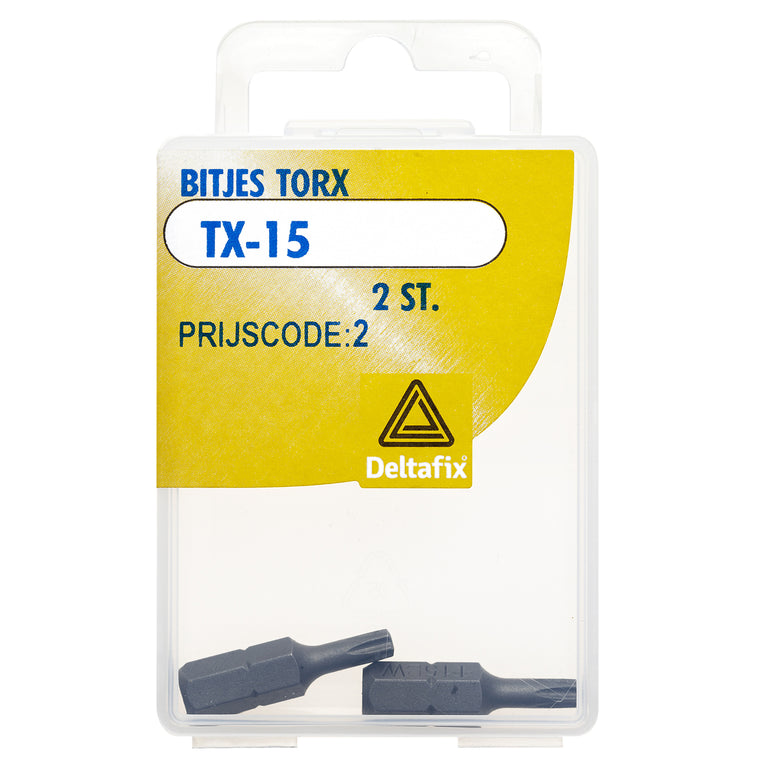 Deltafix torx bitje 2st