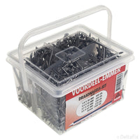Deltafix draadnagels platkop staal blank 2,4x45mm 1,5 kg
