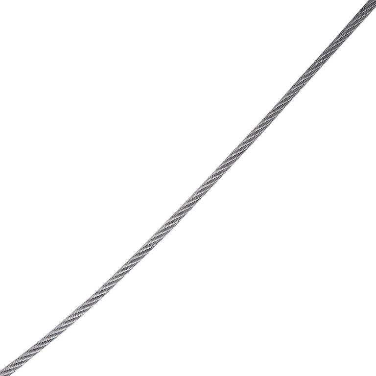 Deltafix staalkabel 6mm gegalvaniseerd staal 50m p/m