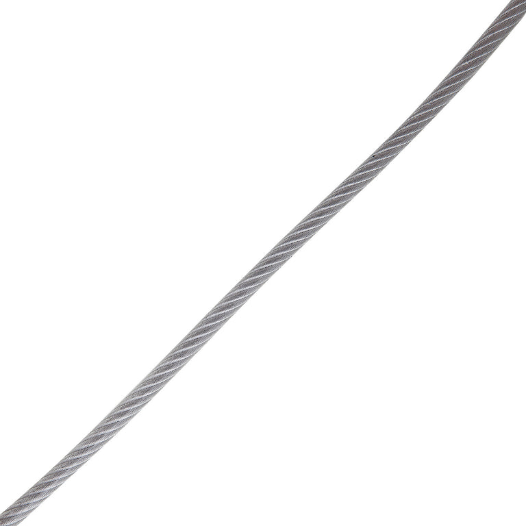 Deltafix staalkabel 4,5mm plastic omwikkeld staal 76m p/m