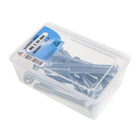 Deltafix slotbout met moer verzinkt staal M6x100mm 20st