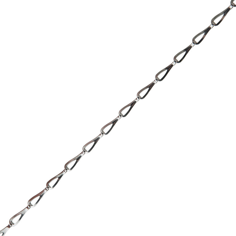 Deltafix patentketting 0,35mm vermessingd metaal per meter
